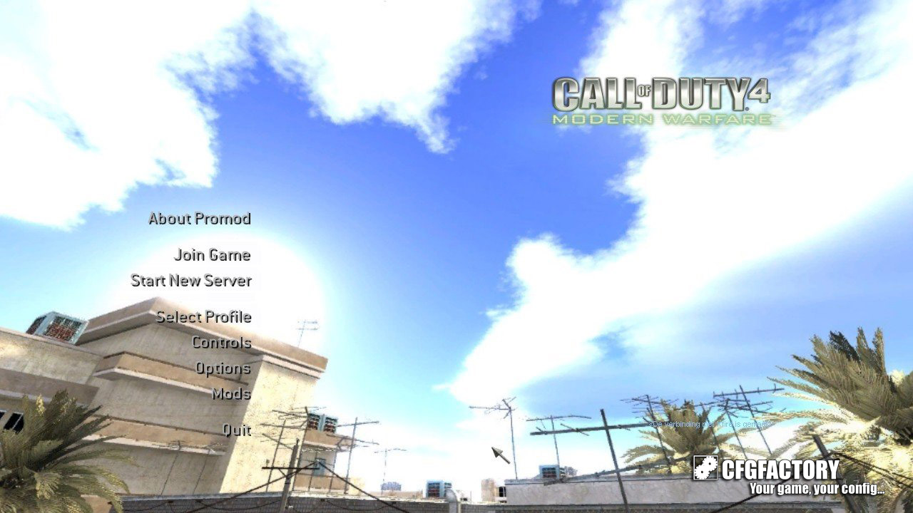 Blue sky menu