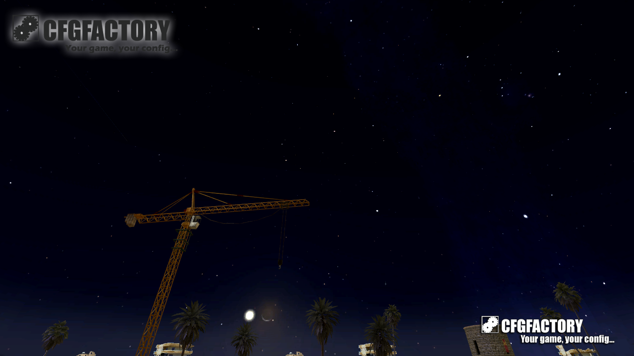 Night sky with stars