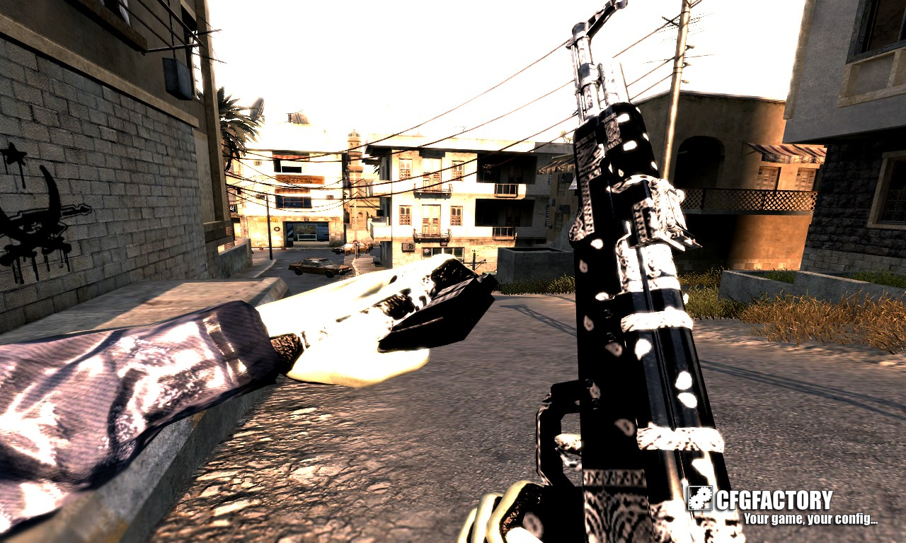 Black and White ak47