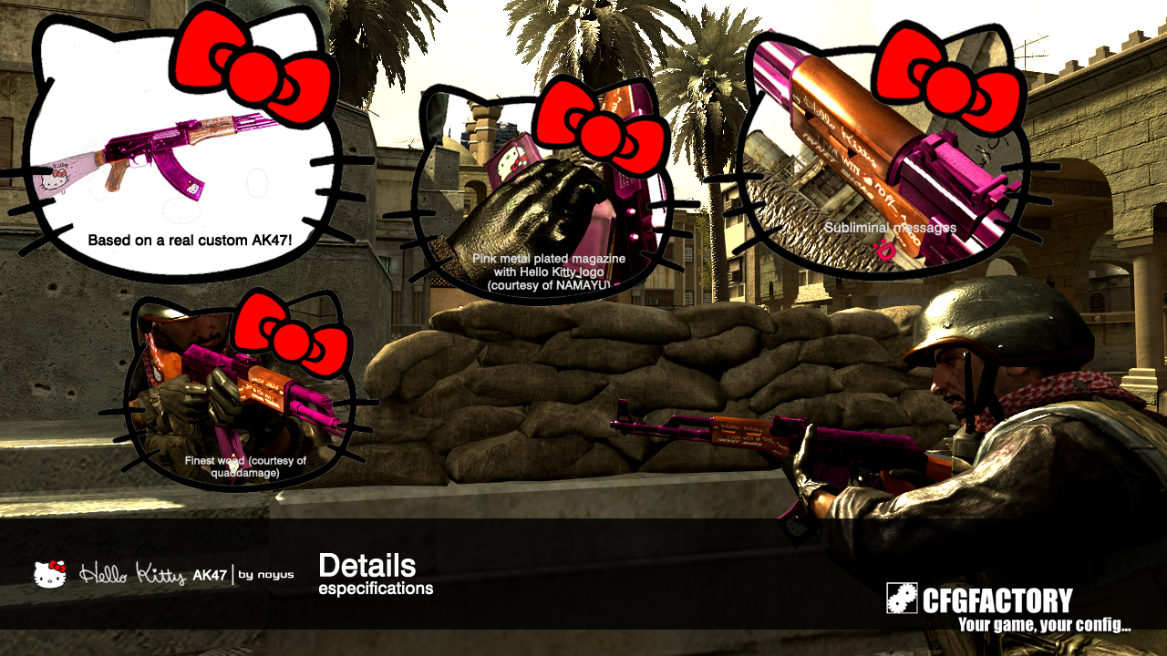 Hello-kitty AK-47