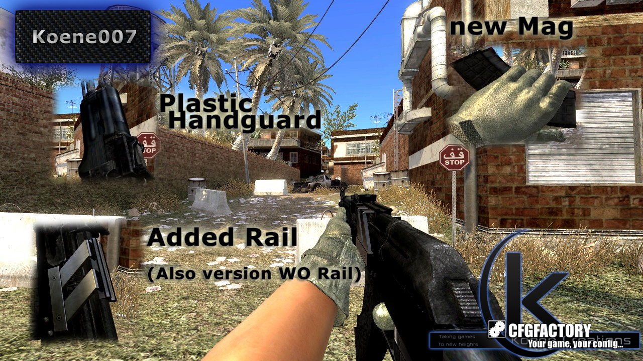 Modern AK47 W/WO Rail