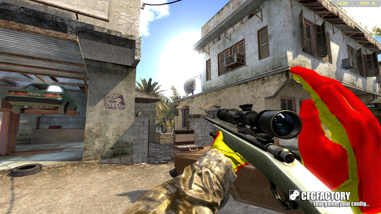 Red Yellow Gloves