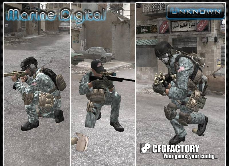 Marine Digital skin
