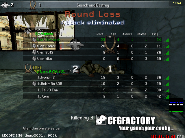 Bombash CoD4  cfg