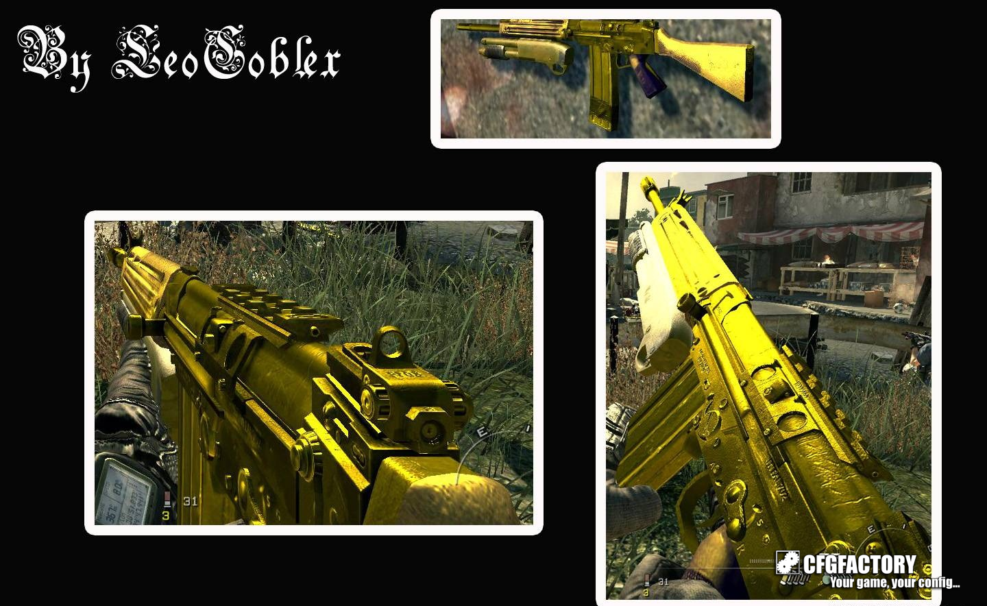 Gold FN FAL
