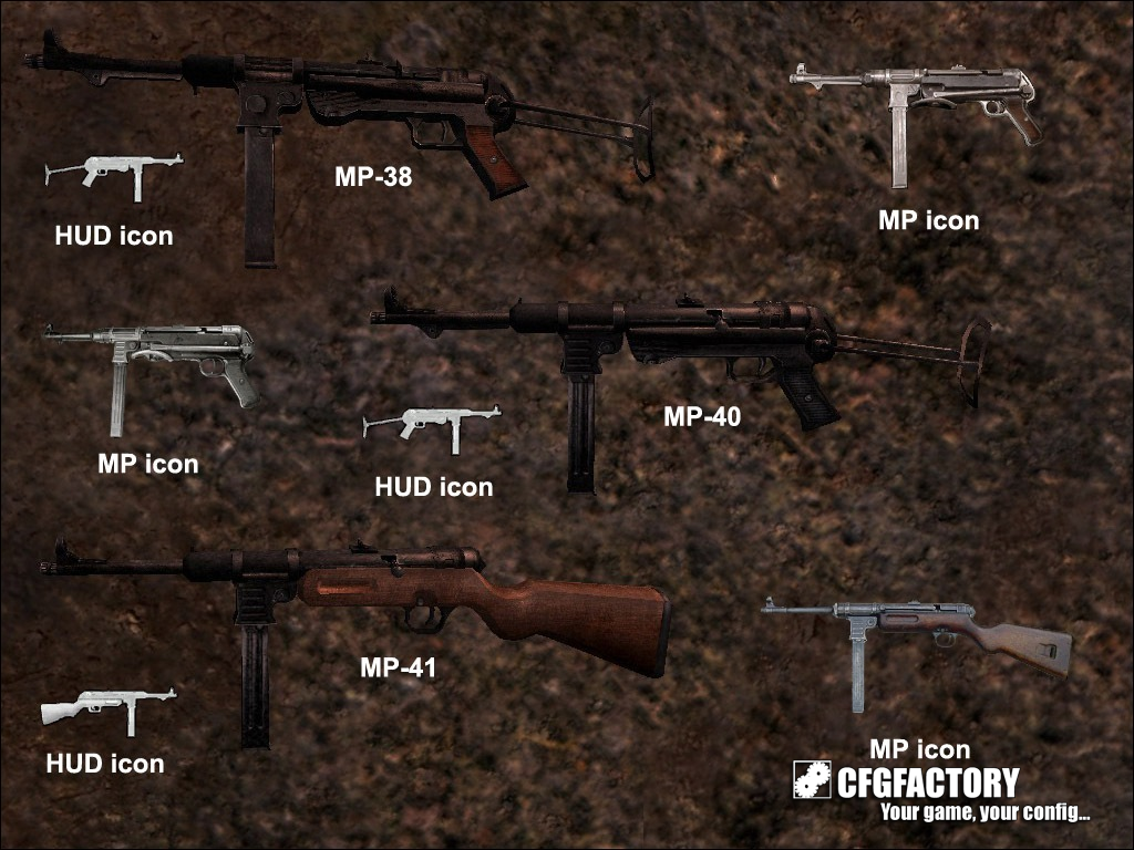 German MP 38, 40 & 41