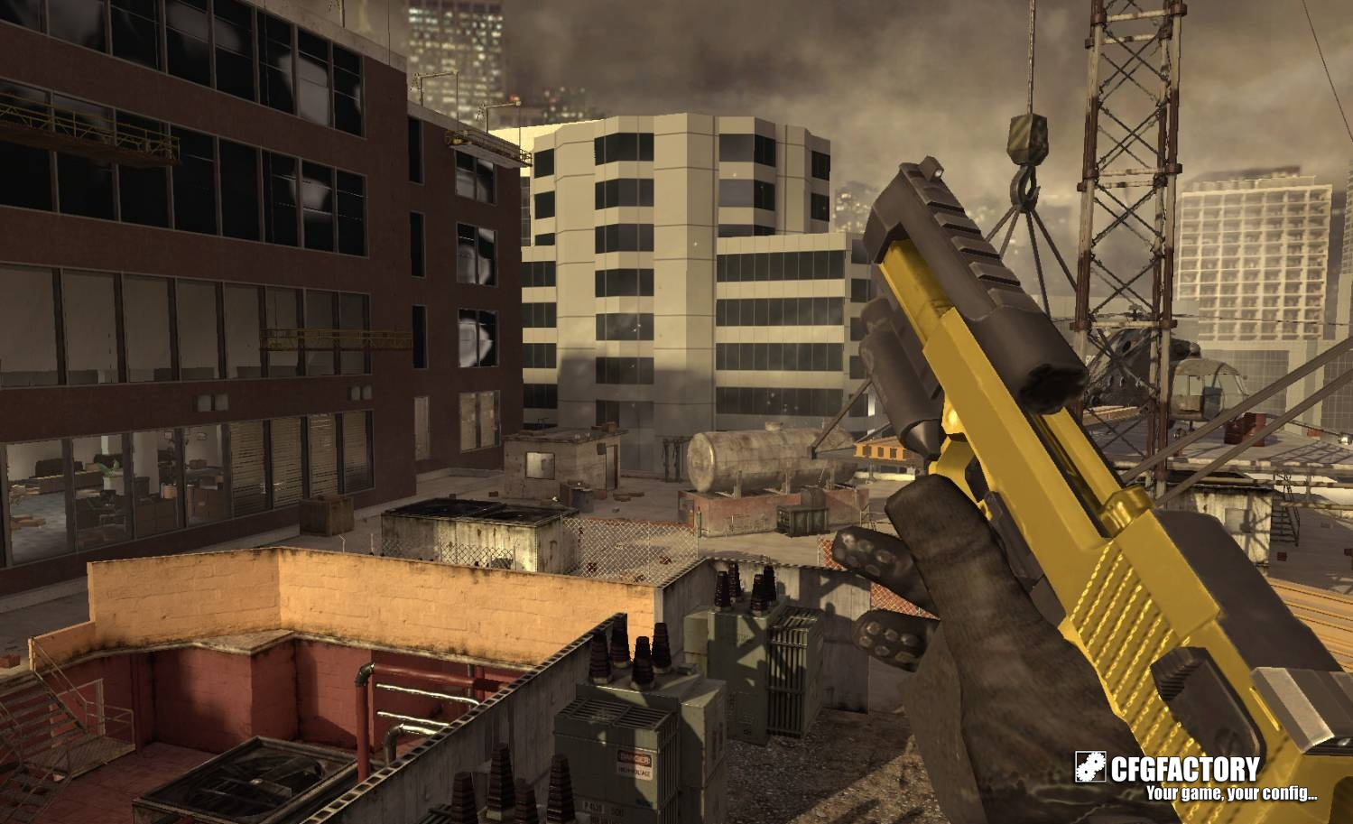 Black and Gold Deagle