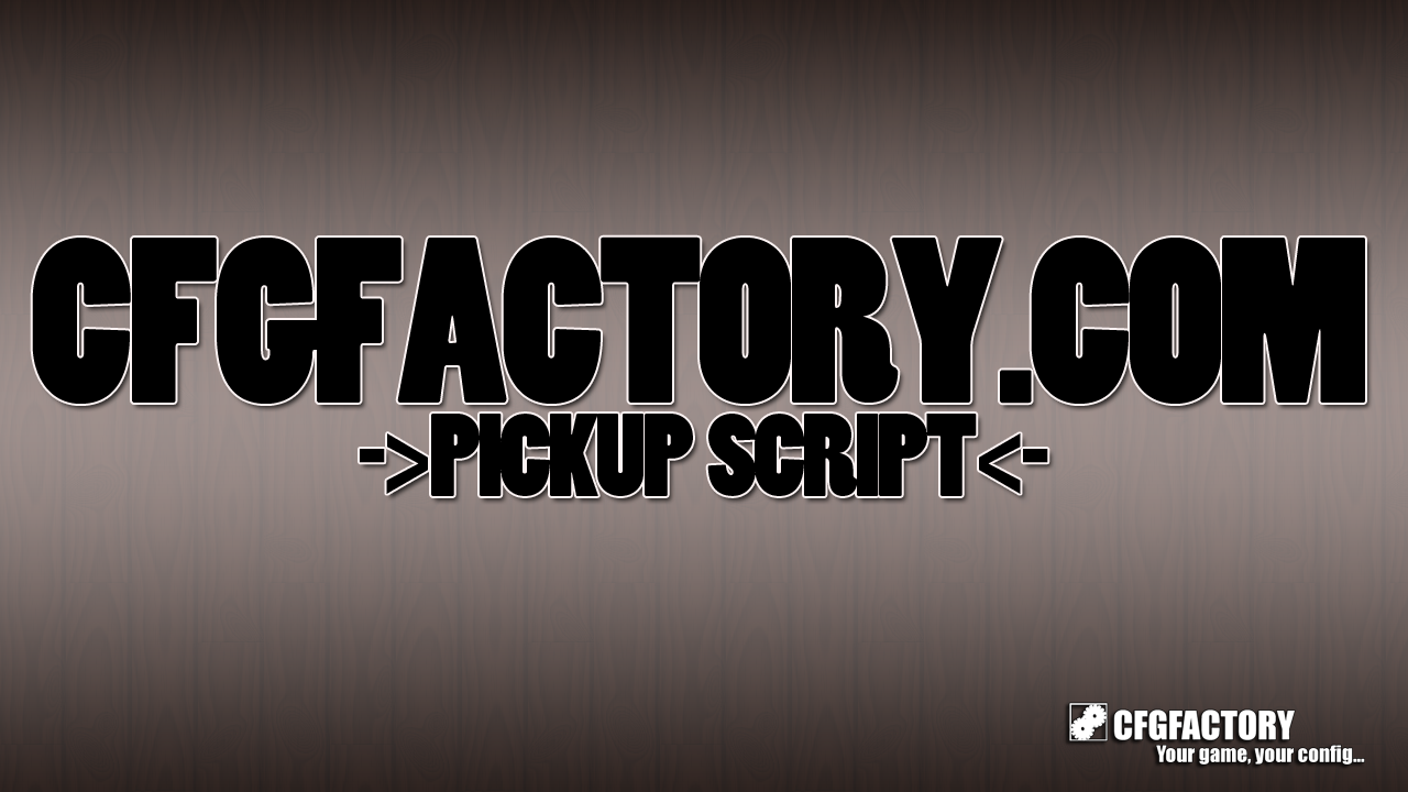 Pickup script
