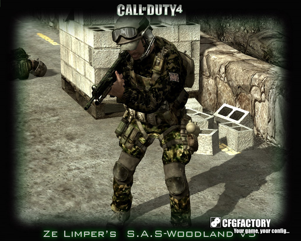 Ze Limper's S.A.S Woodland skin v5