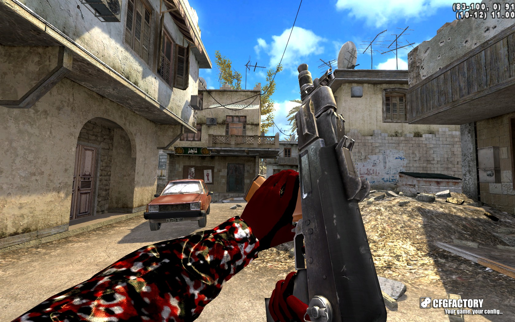 Red Camo Gloves