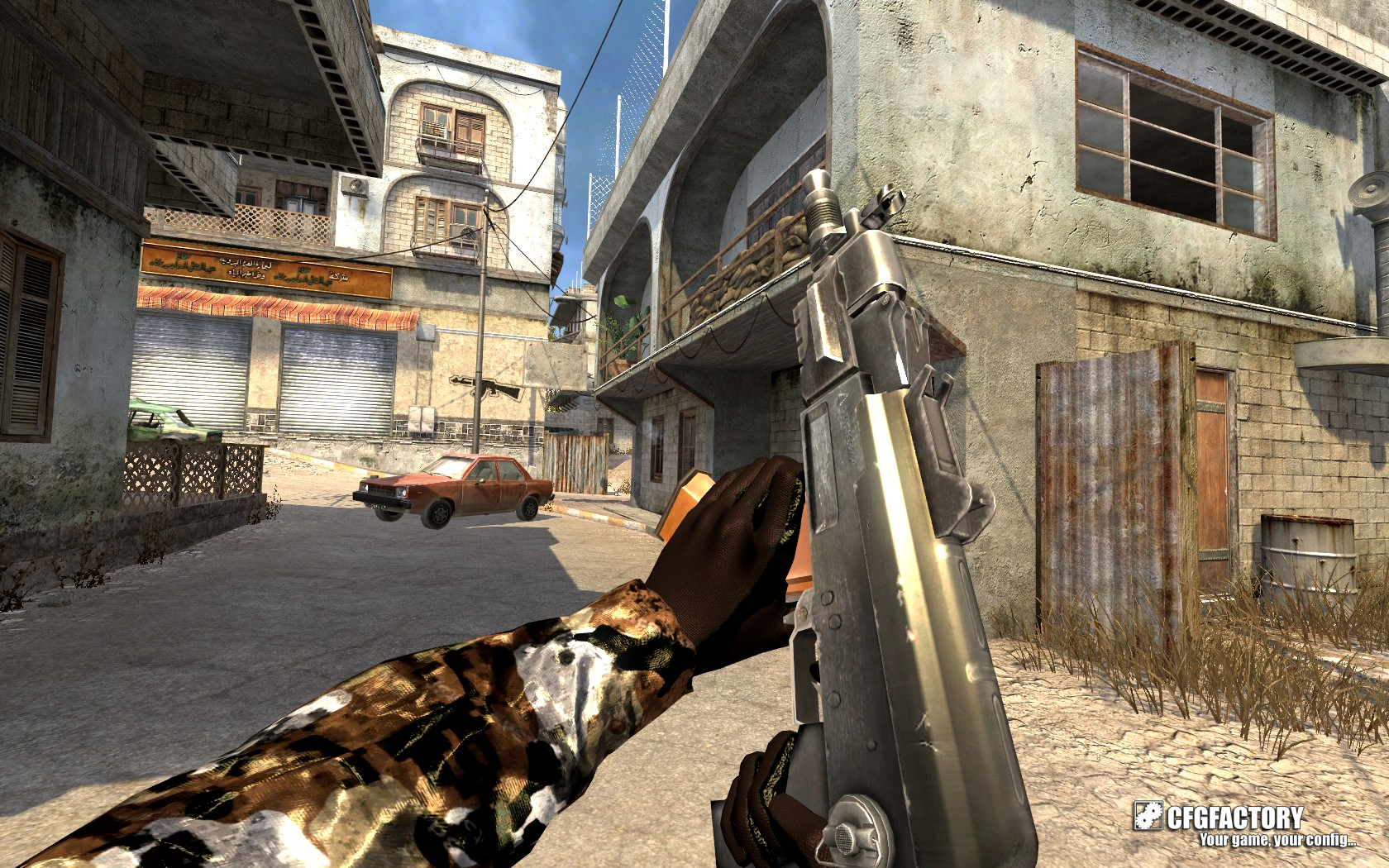 Brown Camo Gloves