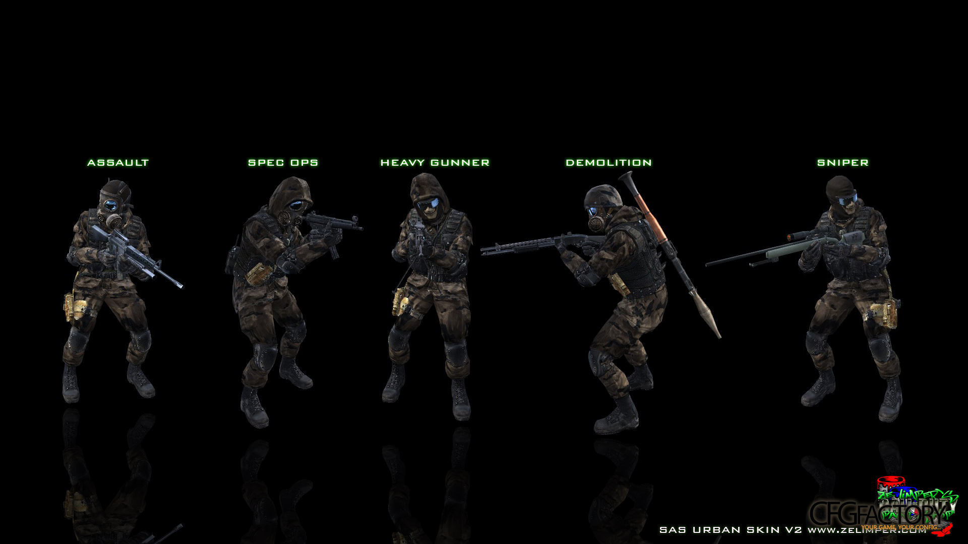 Ze Limper’s Urban Faction SAS Skins v2
