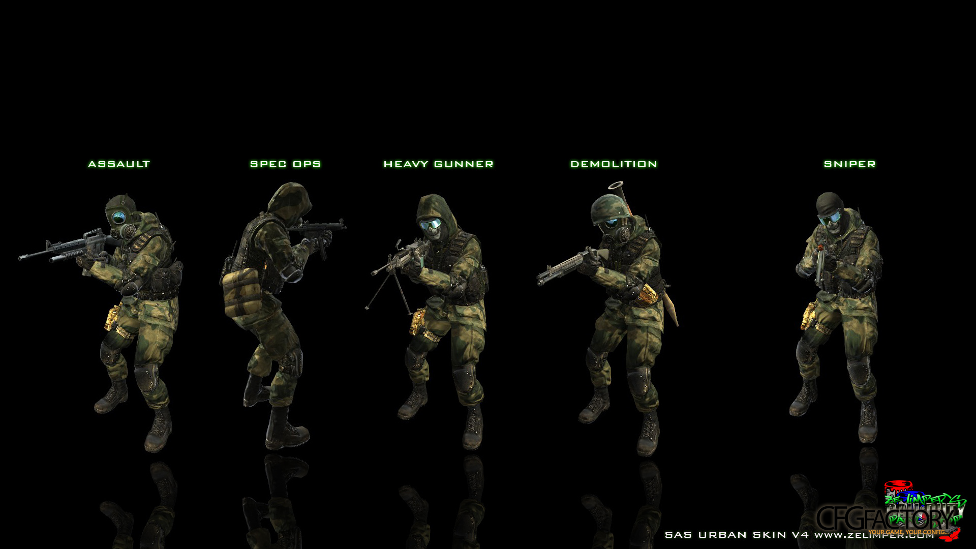 Ze Limper’s Urban Faction SAS Skins v4