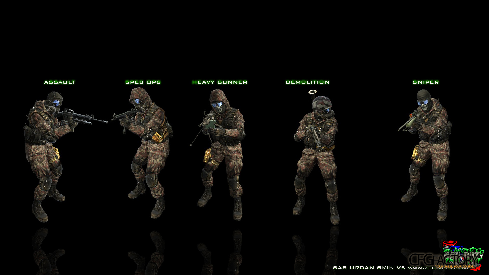 Ze Limper’s Urban Faction SAS Skins v5
