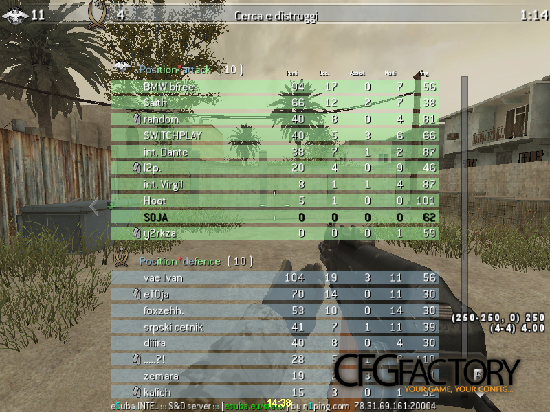SOJA cfg