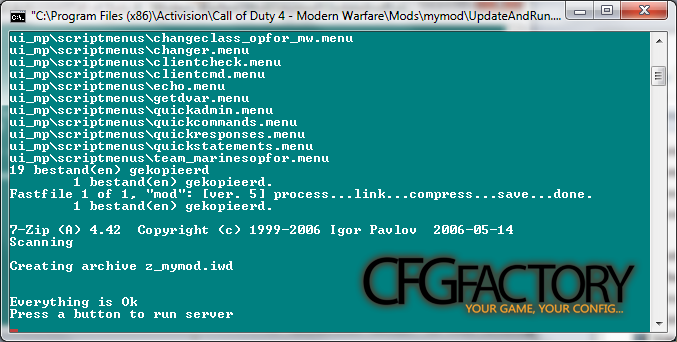 Build, Run and Join mod tool
