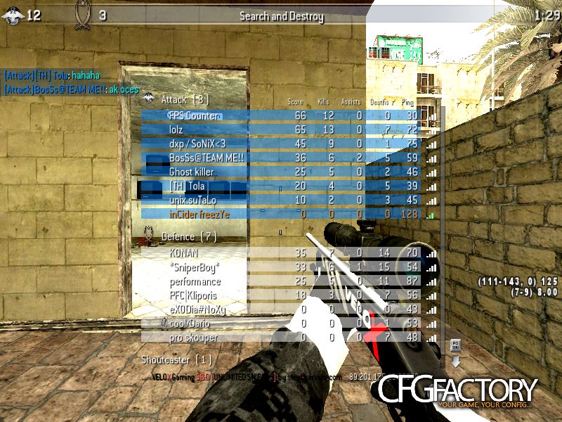 inGAME freezY CFG!
