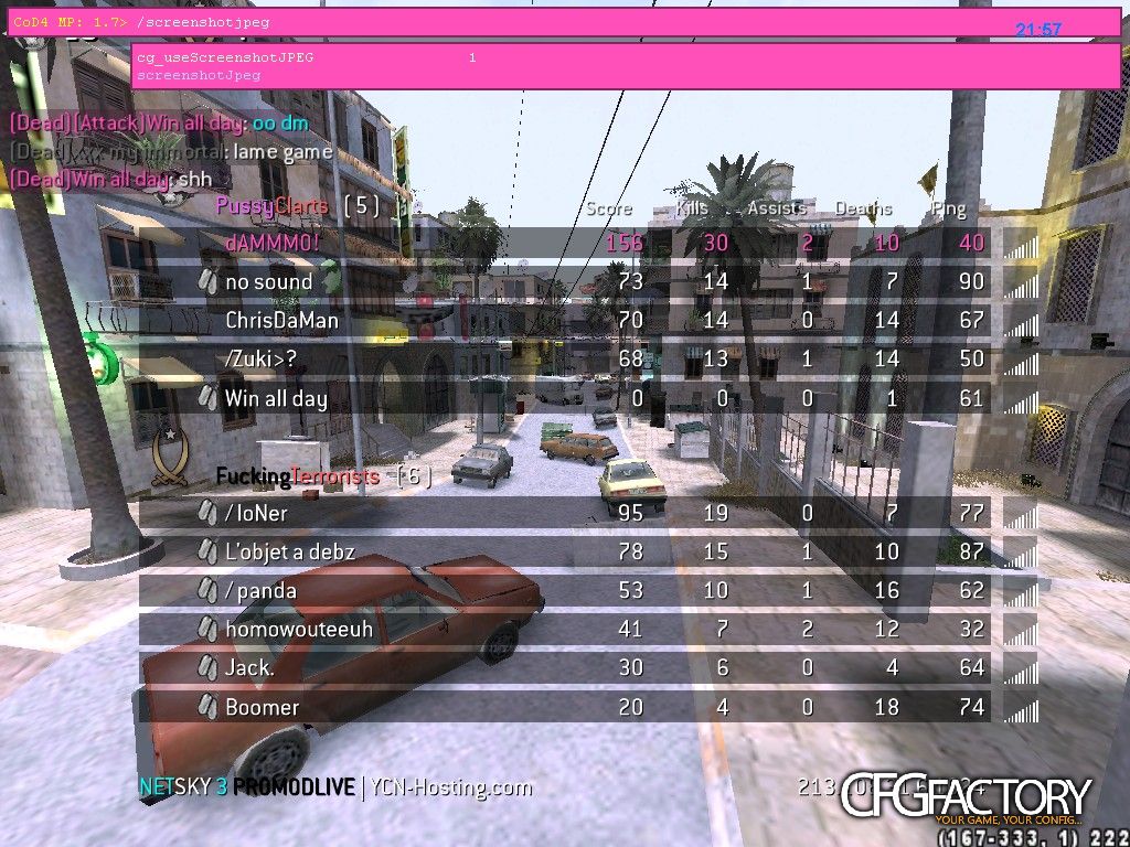 dAMMMO's Playing CFG