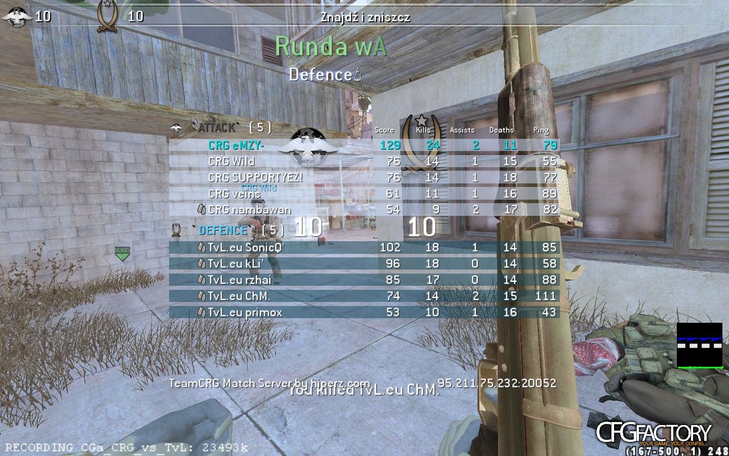 CRG eMZY- CFG
