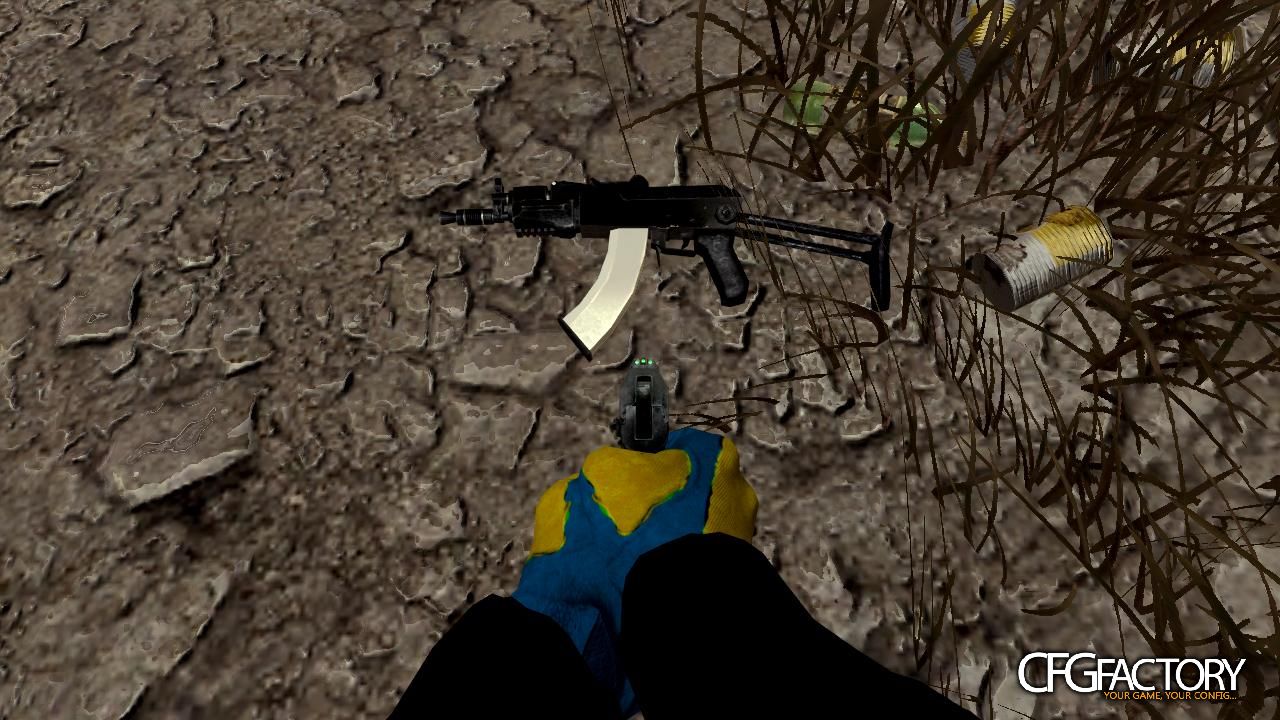 Black - White Ak74u