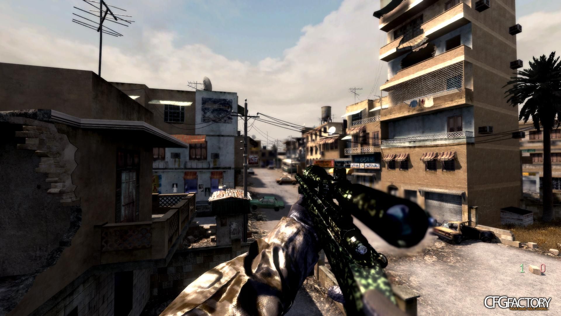 R700 green/black Digital Camo