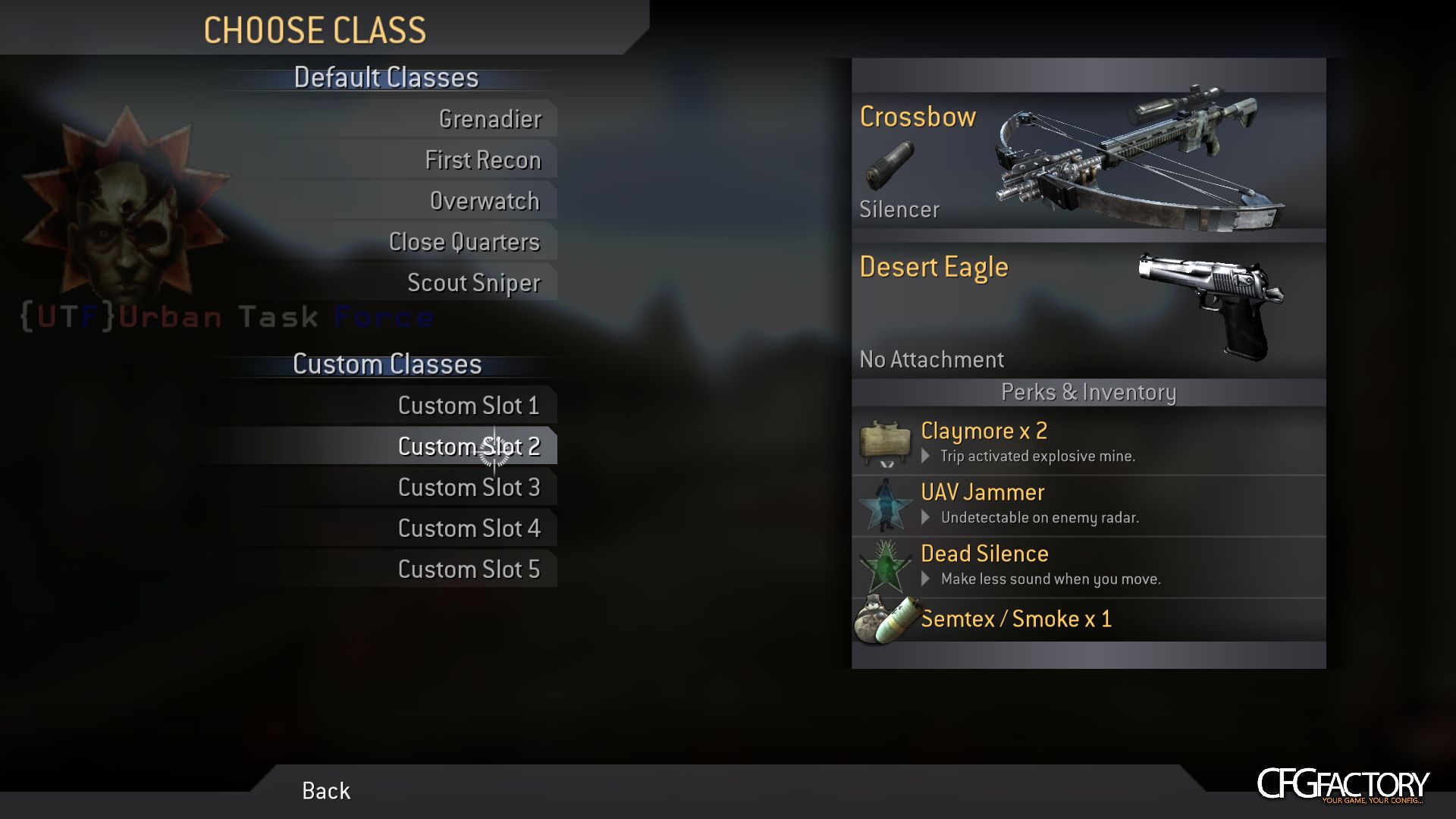 HD Black Skin for Custom Deagle
