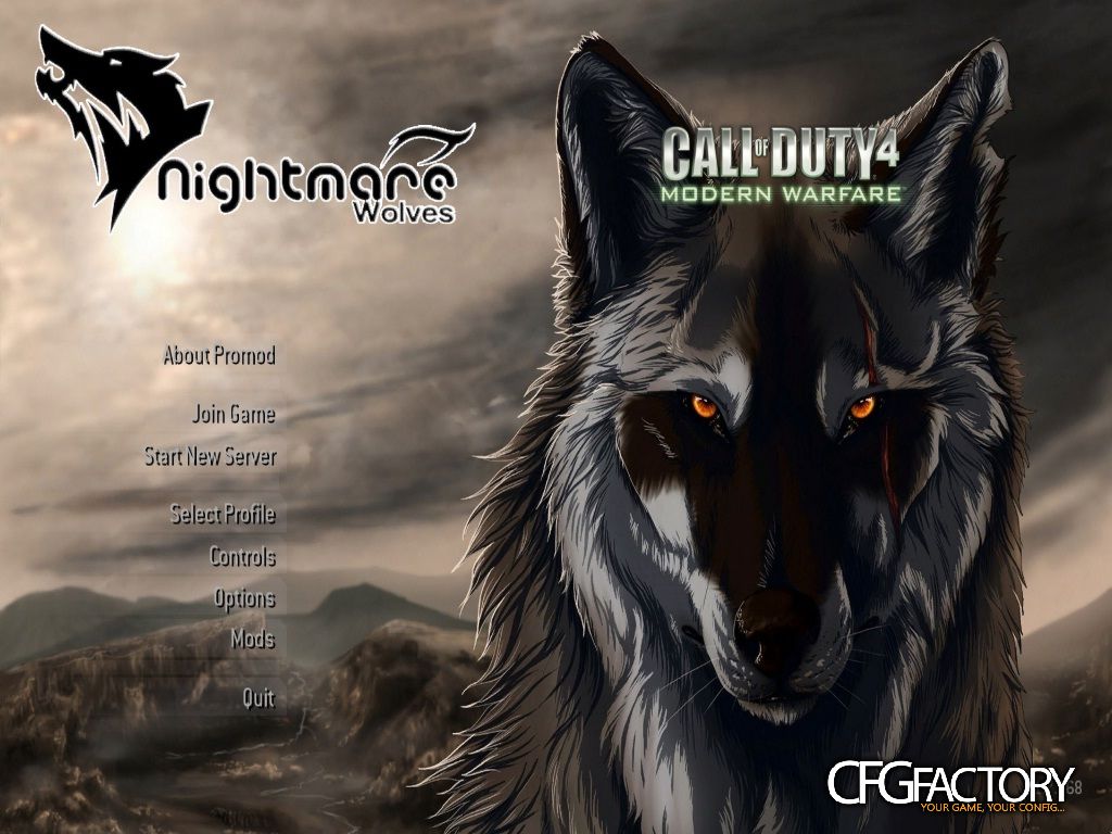 Wolves Menu Background