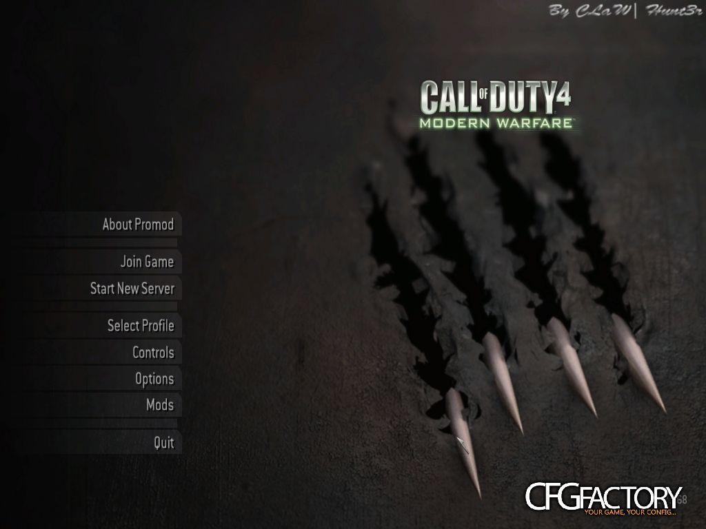 CLAW Menu Background