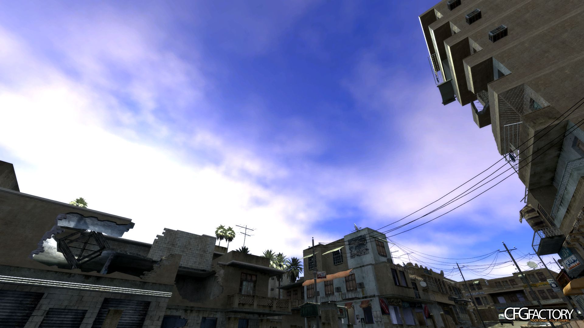 Light blue sky
