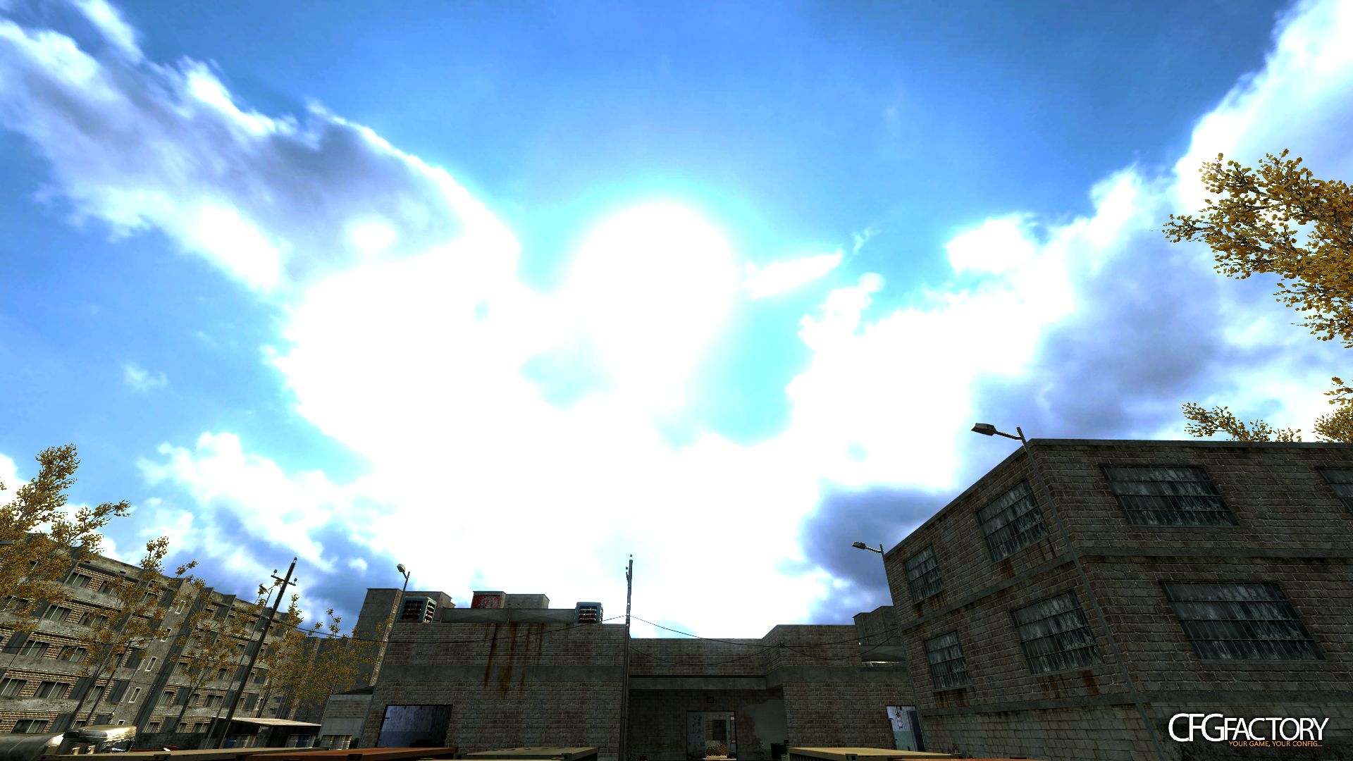 Blue Noon Sky