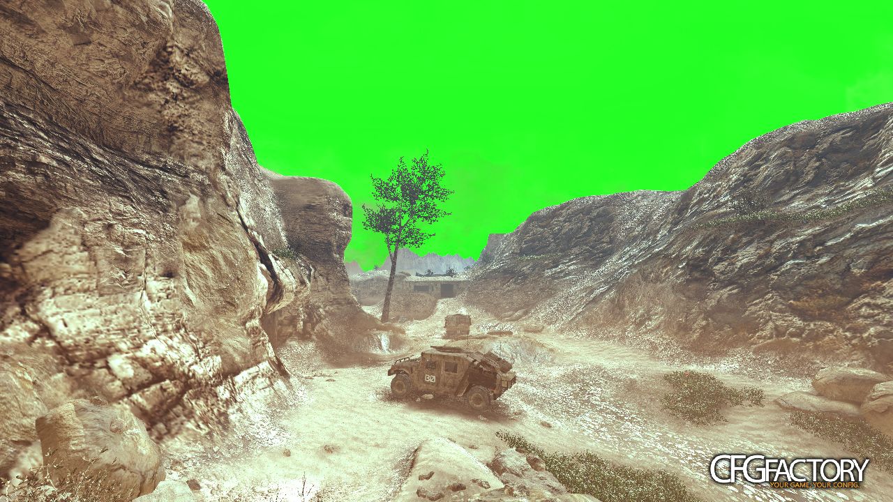 Green/Pink sky
