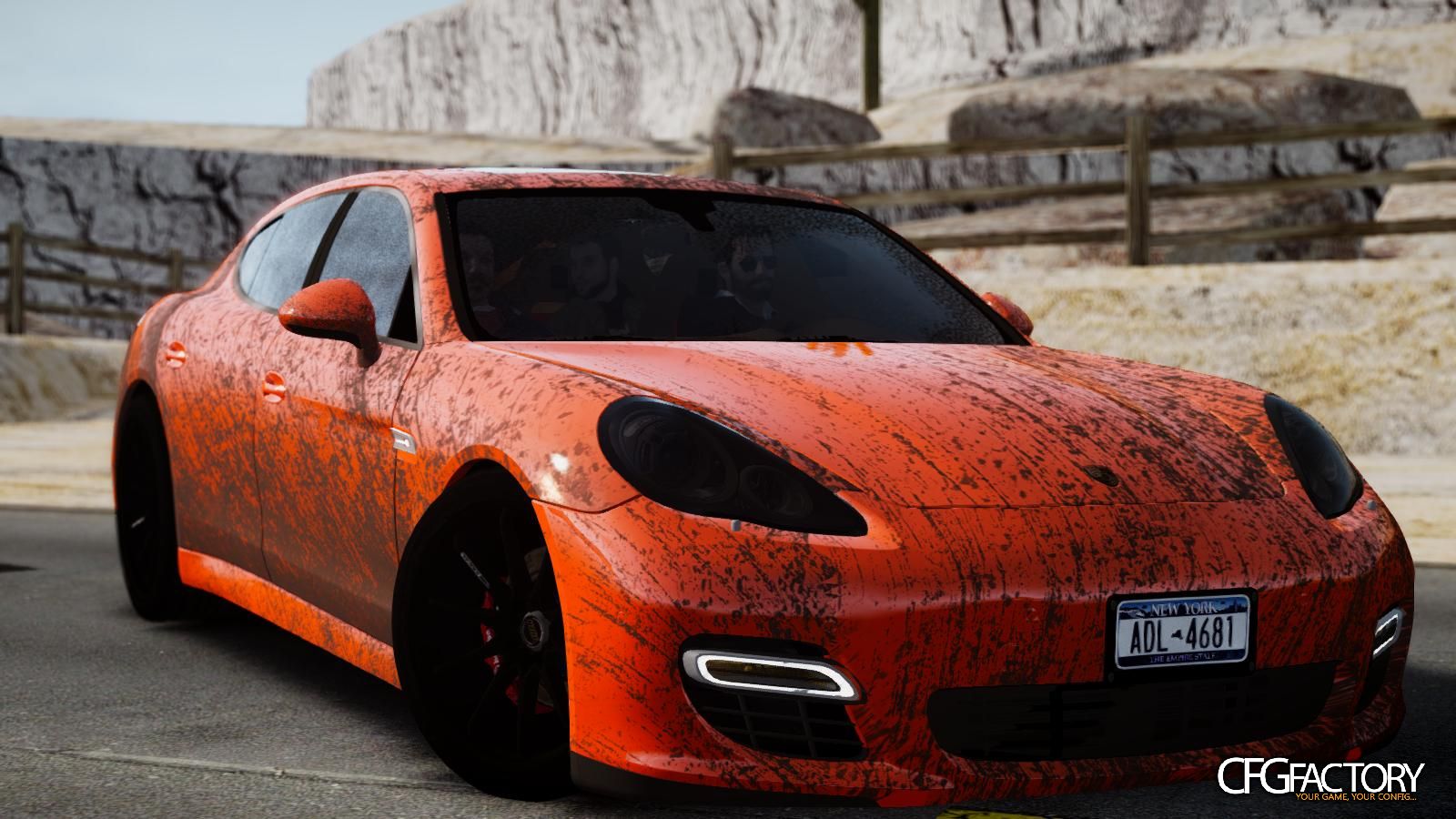 Porsche Panamera Turbo 2010 (black edition)