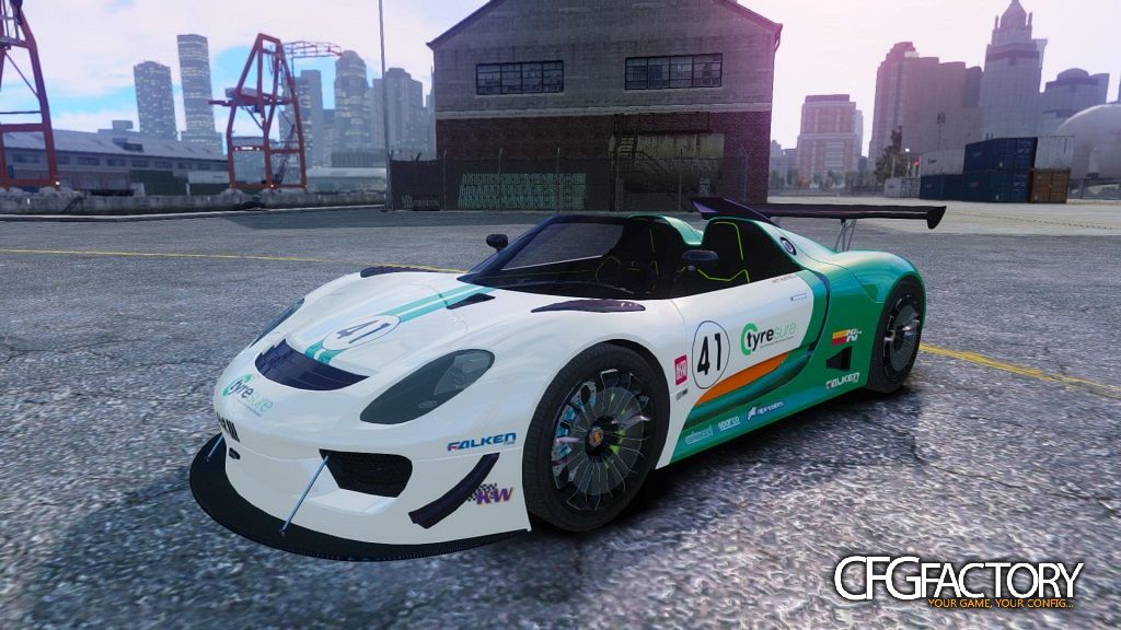 Porsche 918 Spider Body Kit Final (NFS SHIFT 2)