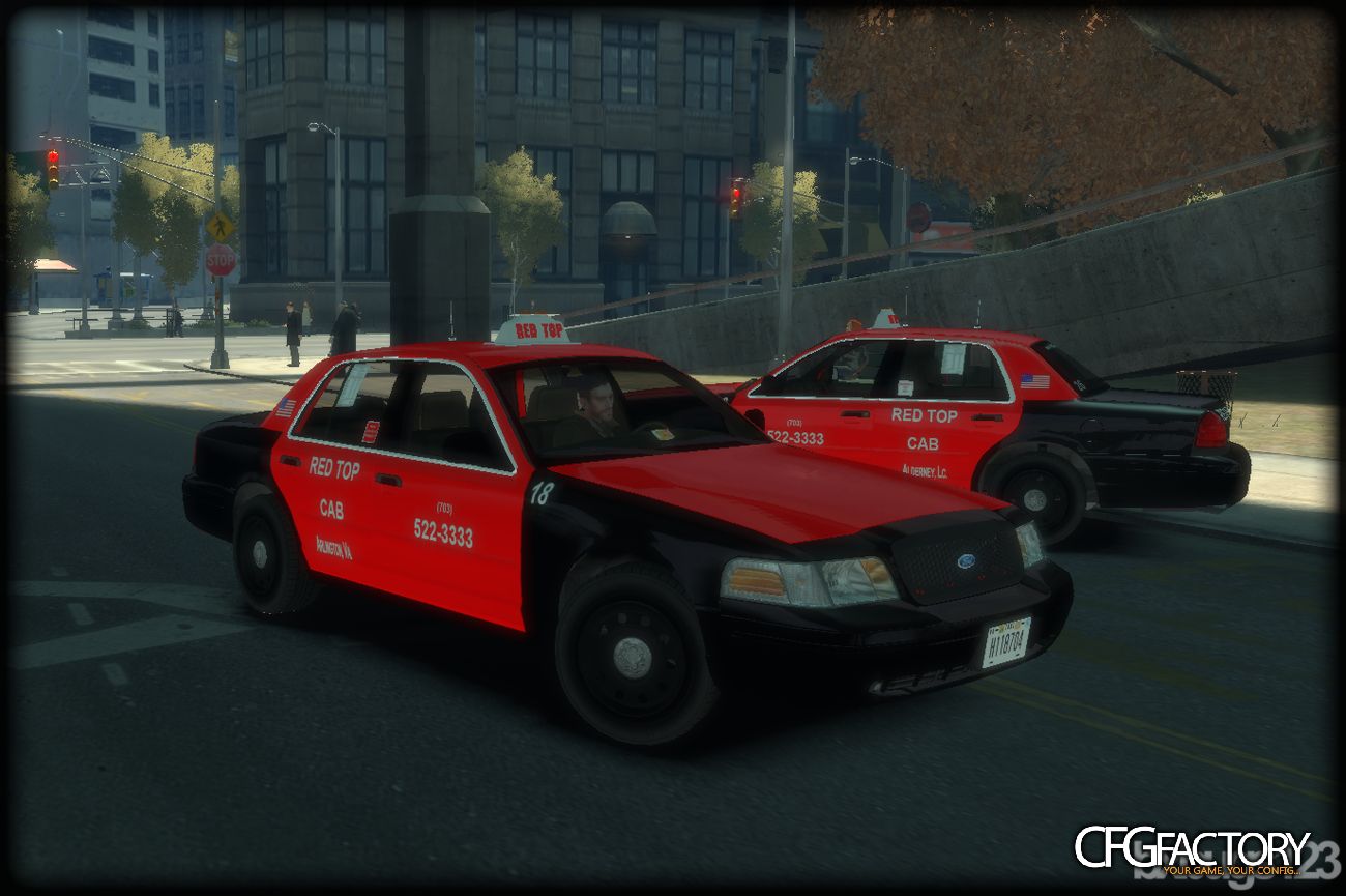 Red Top Cab 2009 Crown Victoria Taxi CVPI V8.1