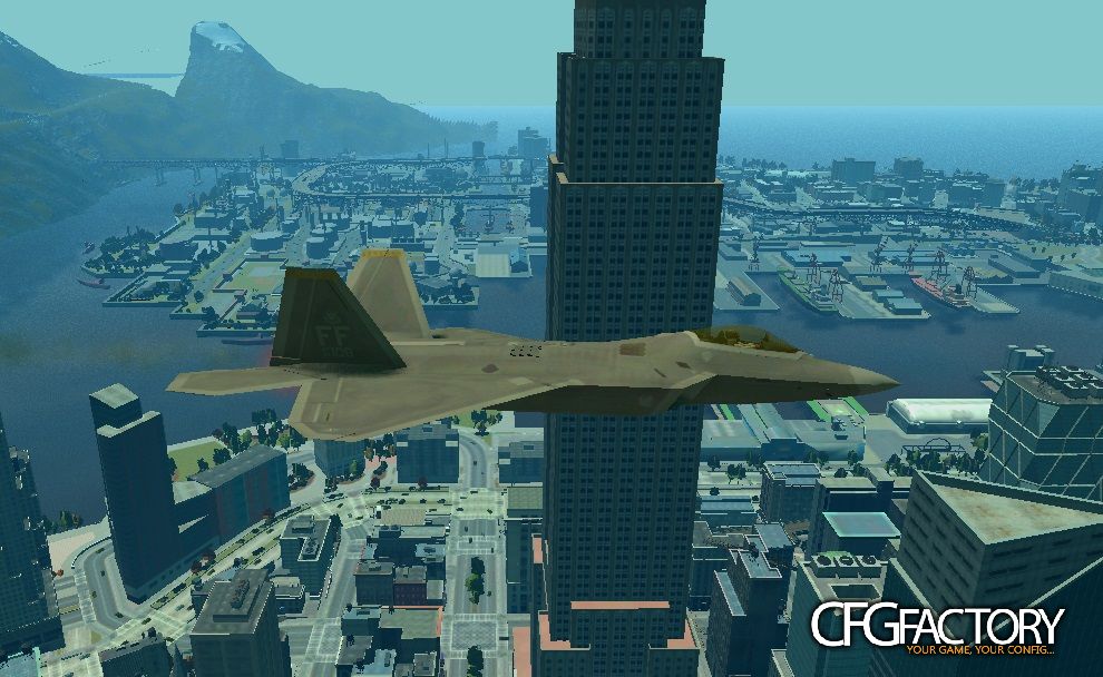 F-22A Raptor with working parts and openable weapo
