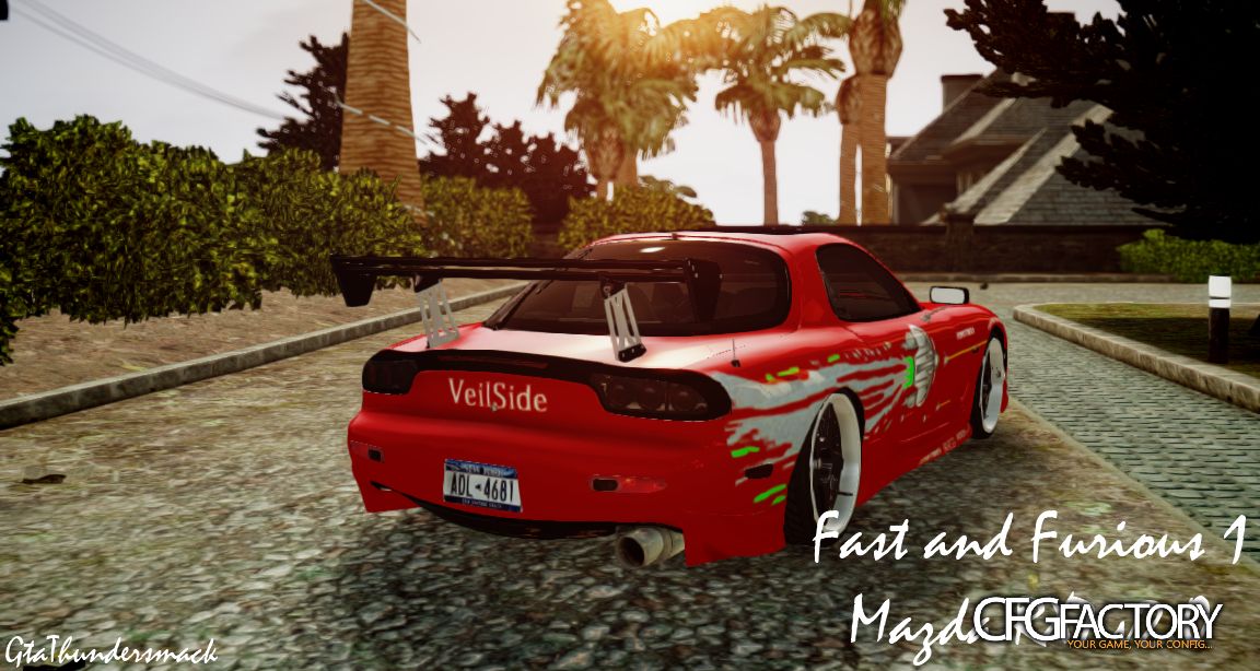 Fast and Furious 1 Mazda RX-7 v2.0
