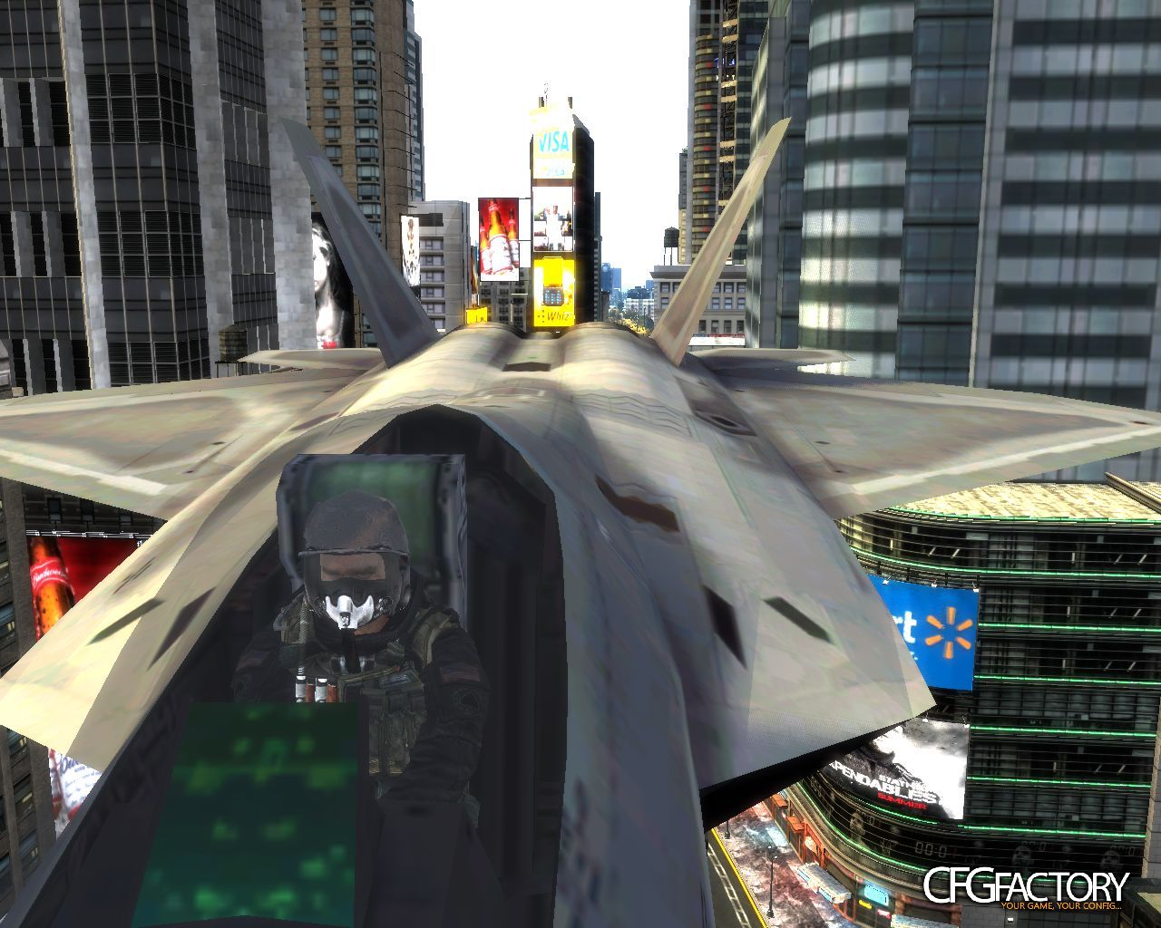 F-22 + Jet Sound + Guns & AIM-9 Sidewinder  *U