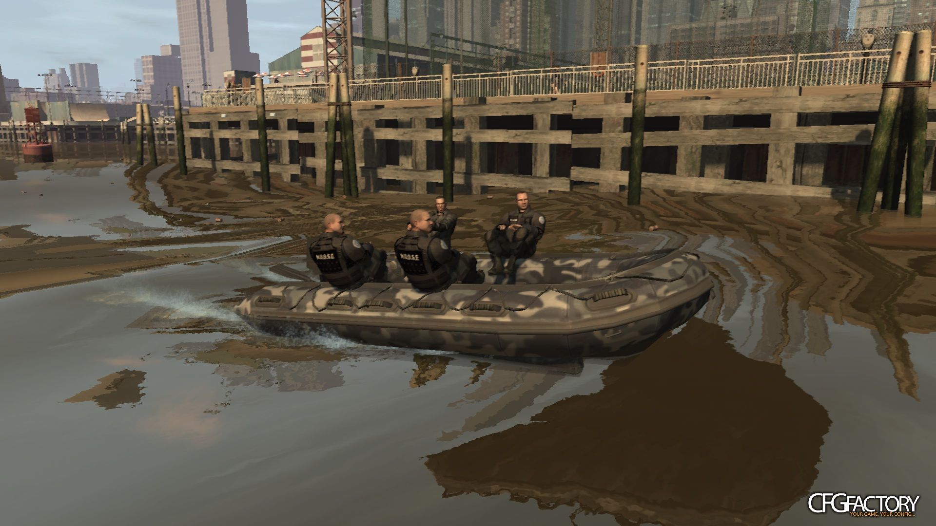 US Navy SEAL Zodiac boat