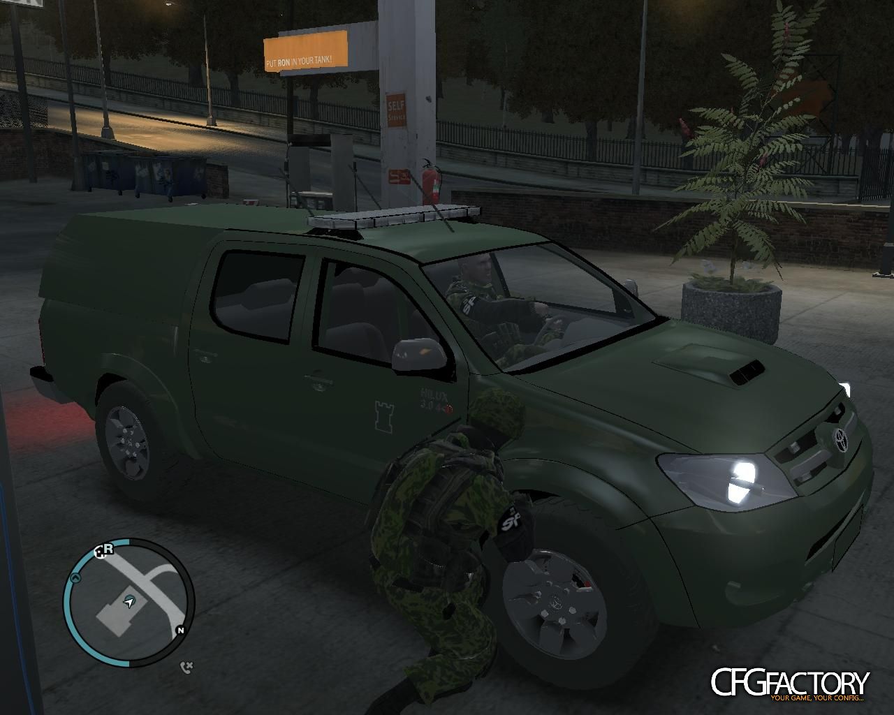 Finnish Military Police - Toyota Hilux