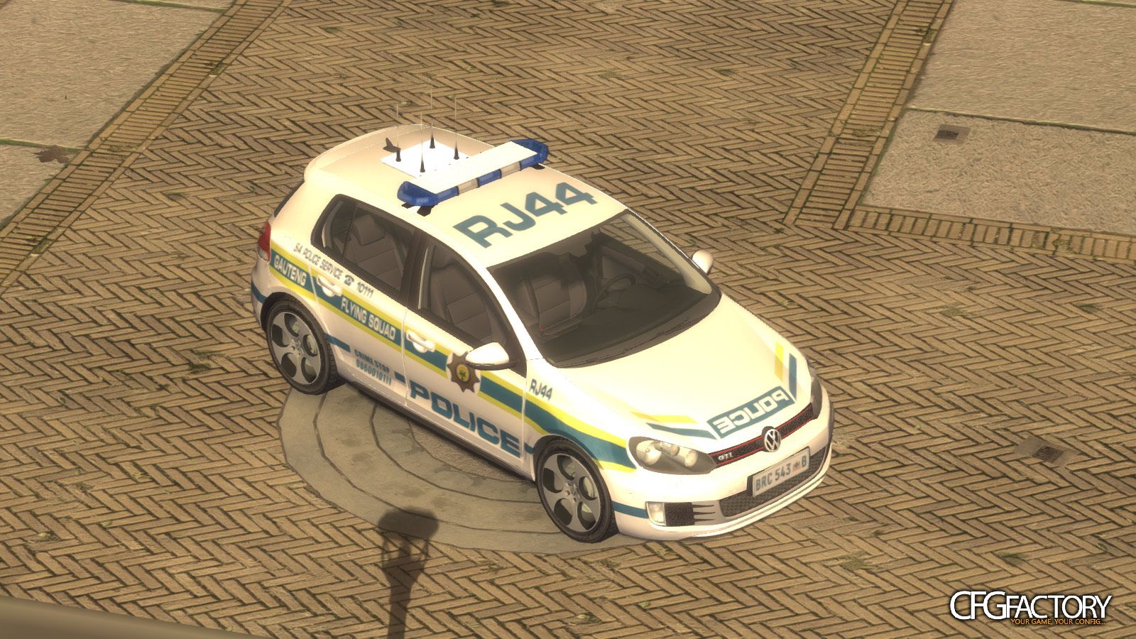Volkswagen Golf 6 GTI - South African Police Servi