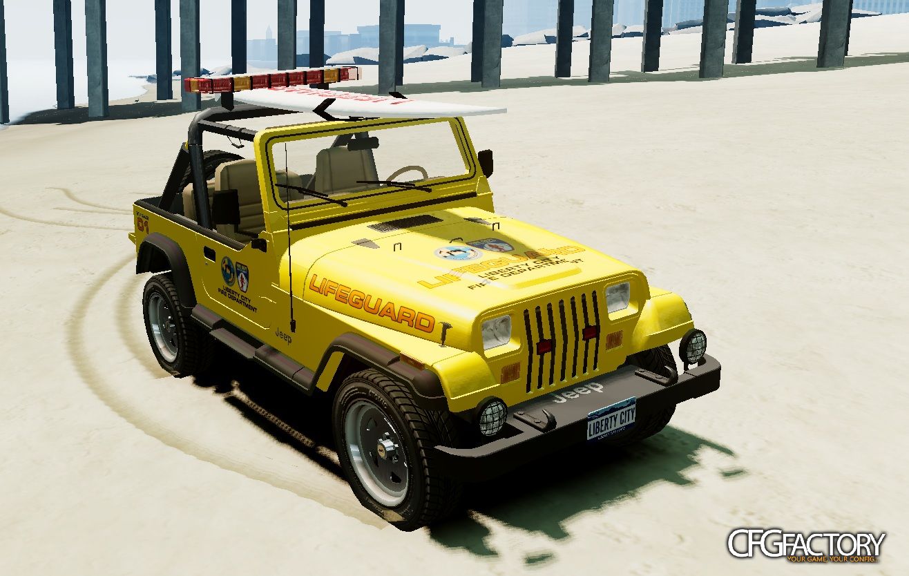 Jeep Wrangler 1988 LCFD Lifeguard Edition