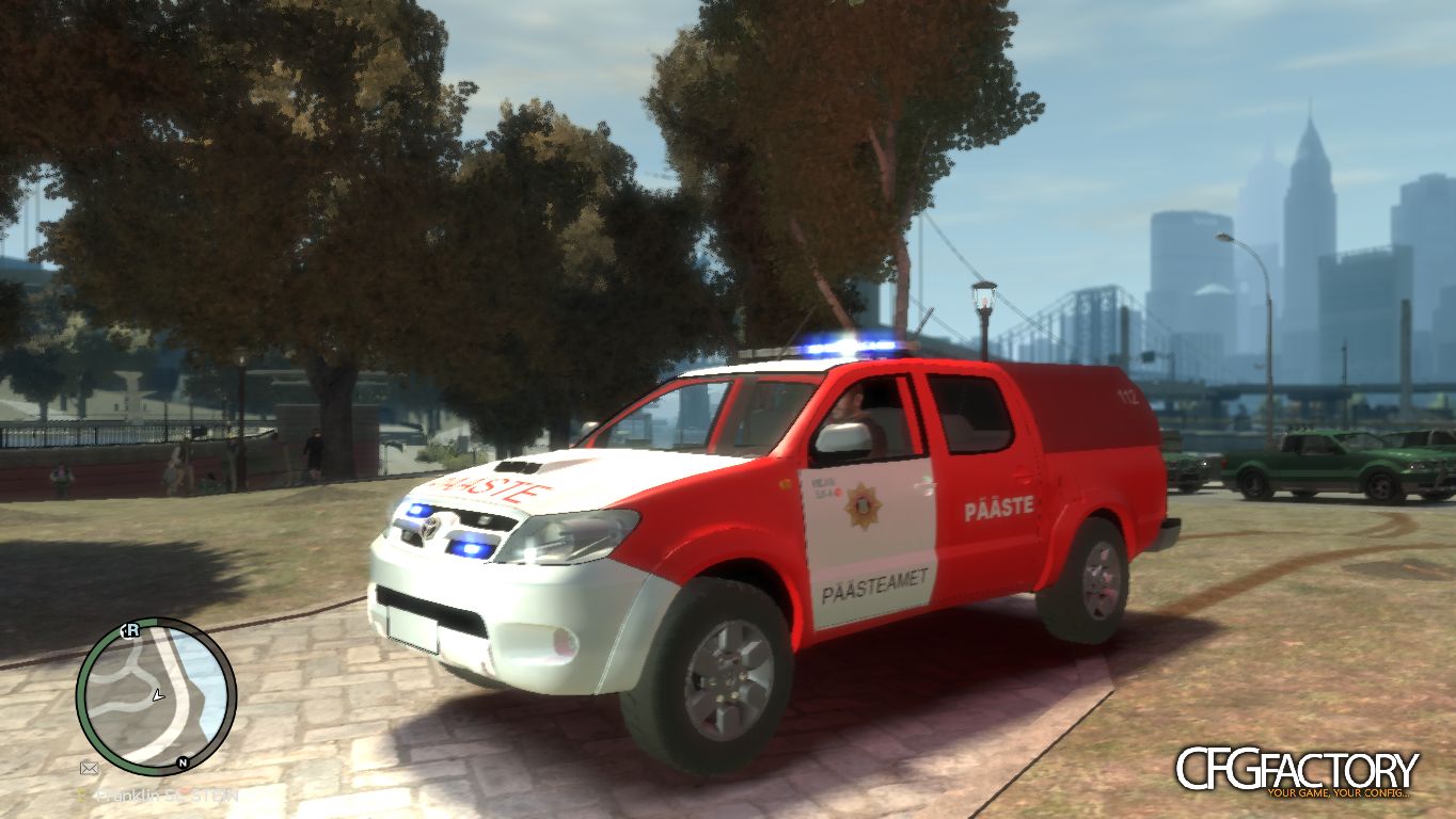 Estonian Fire Dept. Toyota Hilux