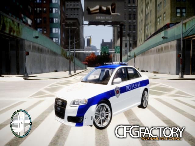 Audi RS4 Serbian Police skin