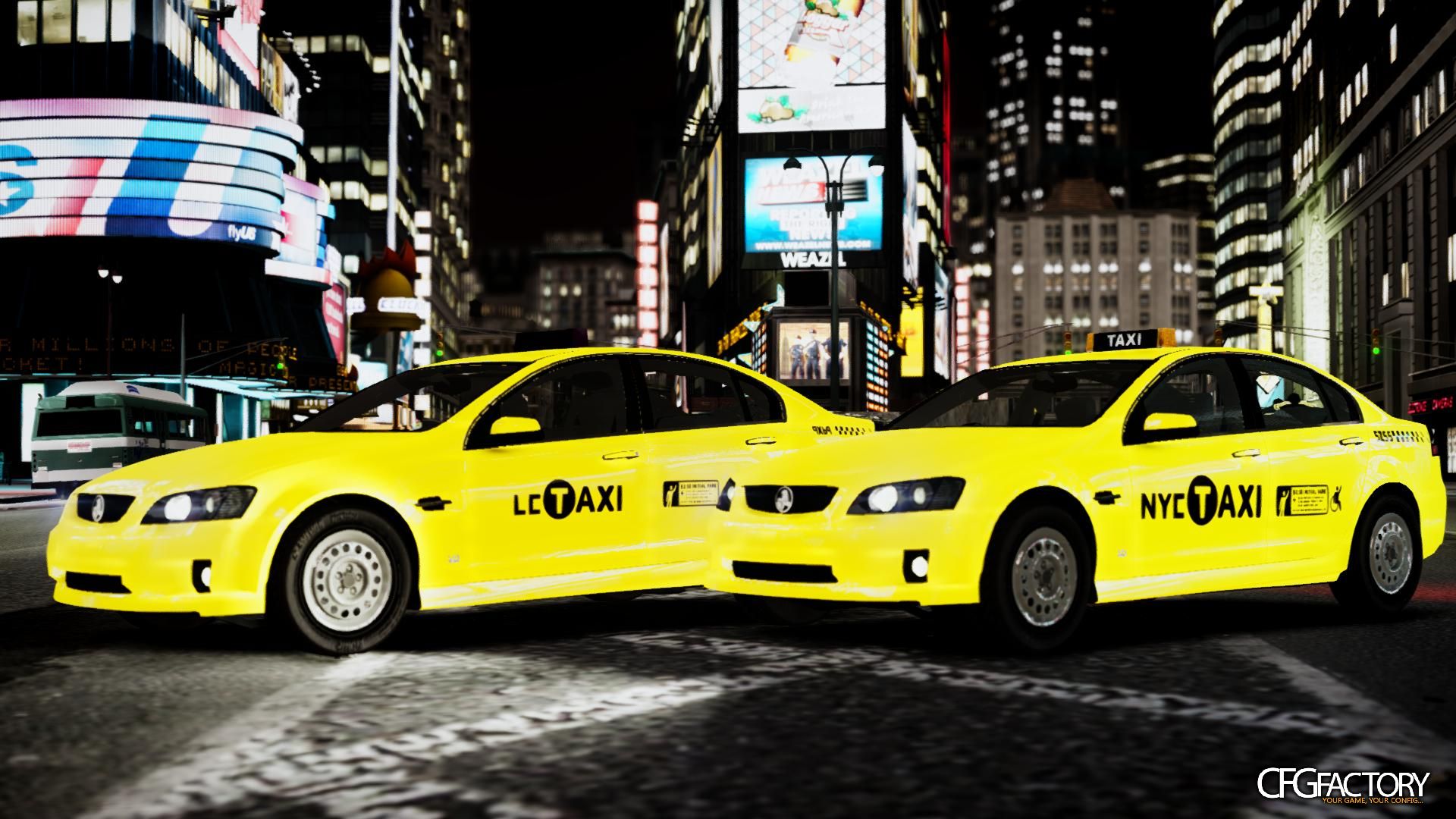 LC & NYC Holden Commodore Omega Taxi