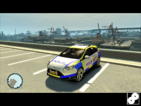 Swedish Ford Focus 2013 Police car