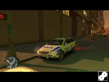 Swedish Volkswagen Passat Police car