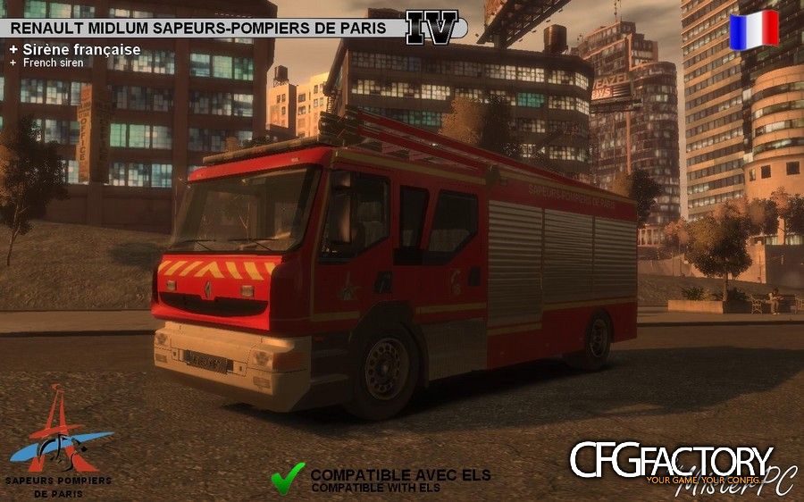 Renault Midlum Sapeurs Pompiers de Paris