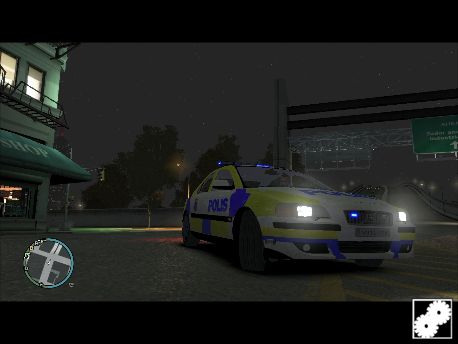 Swedish VOLVO S80 Police car