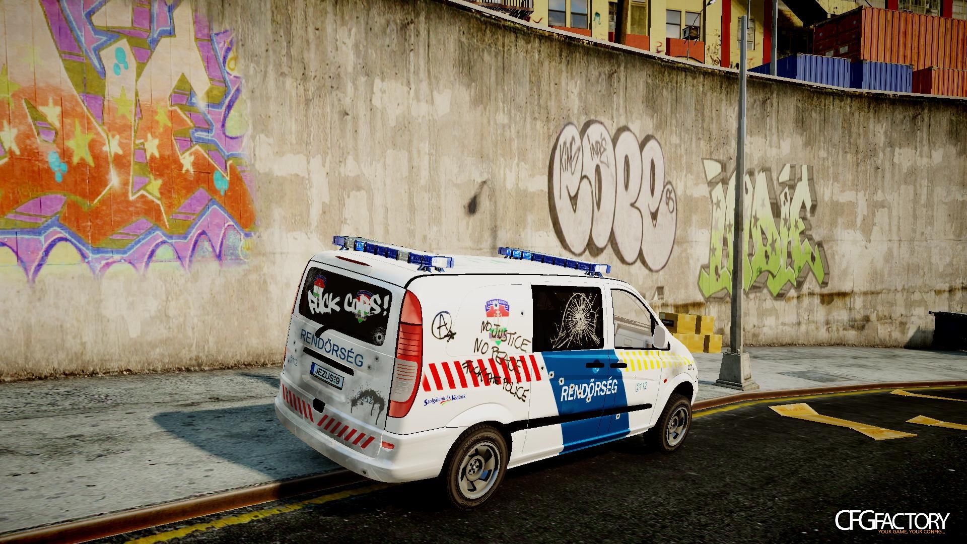 Mercedes Vito Hungarian FCKPLC Paintjob