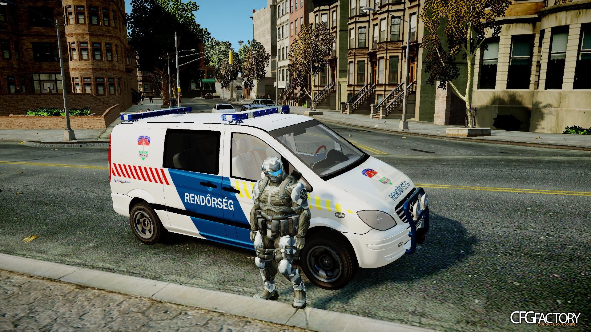 Mercedes Vito Hungarian Police